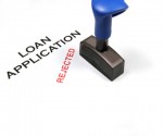 Image of a loan application document that has been rejected. Image of a loan application document that has been rejected.
