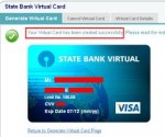 sbi virtual cards