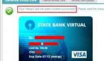 sbi virtual cards