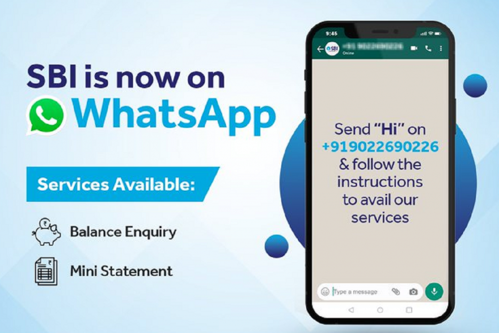 register SBI WHatsapp Banking - DIGIHELP